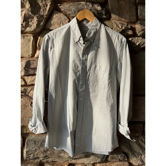 J Crew Other - J Crew Slim Untucked Shirt Blue Stripe